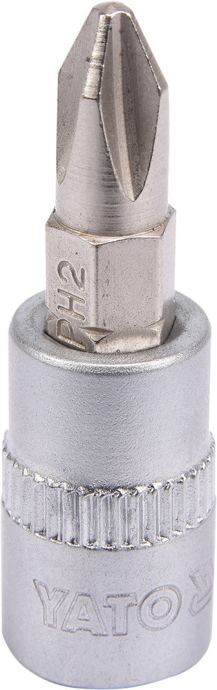 Головка торцева 1/4" 37 мм із викрутковою насадкою "Philips" РН2 YATO