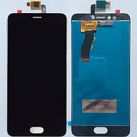 Дисплей (экран) для Meizu M5S, M5S mini мейзу + тачскрин, цвет черный