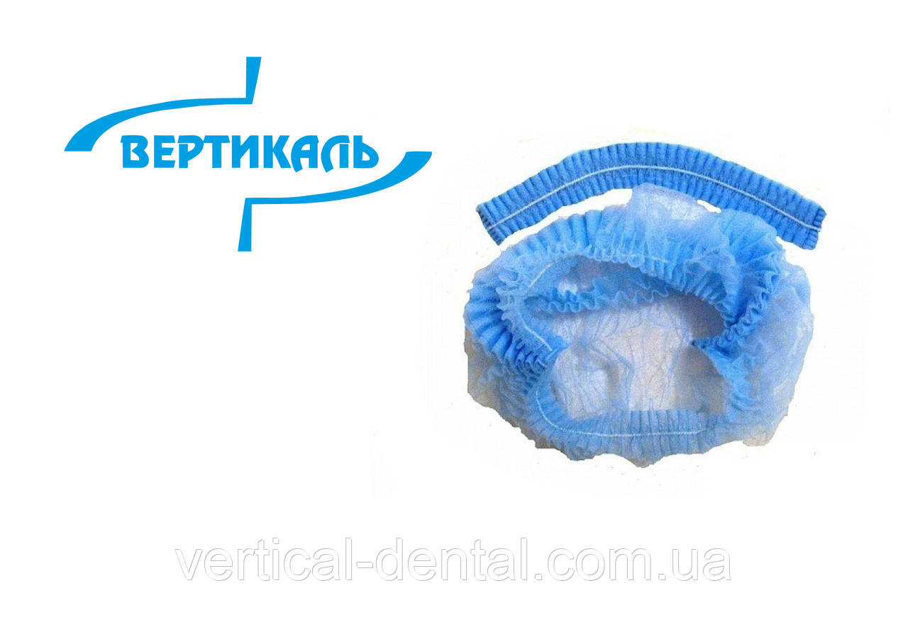Шапочка одноразова «Гармошка», 100 шт., фото 1