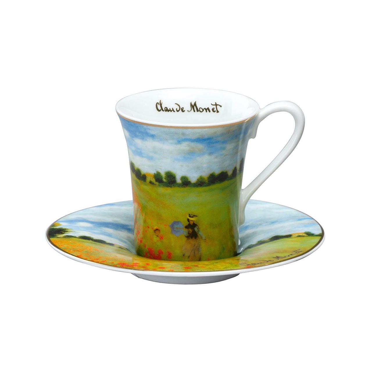 Чашка с блюдцем Goebel Cloud Monet Poppy Field 100 мл 67-021-17-0