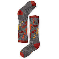 Детские термоноски Smartwool Kids' Wintersport Camo Socks S / 26-28, Medium Gray