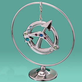 Кольцо "Стрелец" Crystocraft  0458-105/GA-SL