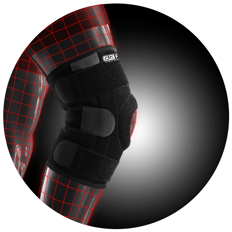 Бандаж на колінний суглоб стабілізувальний і регульований Dr. Frei S6035, фото 1