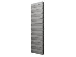 Радиатор биметаллический серый Royal Thermo PianoForte Tower 500/Silver Satin 18 секций - фото 1 - id-p919405857