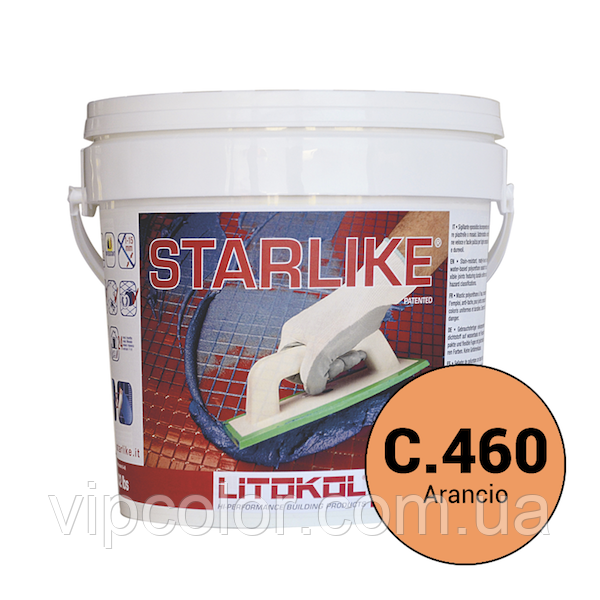 Litokol Starlike Glamour Collection С. 460 Помаранчевий 5 кг епоксидний склад для затирання