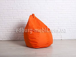Крісло мішок груша середній | жовтогарячий Oxford