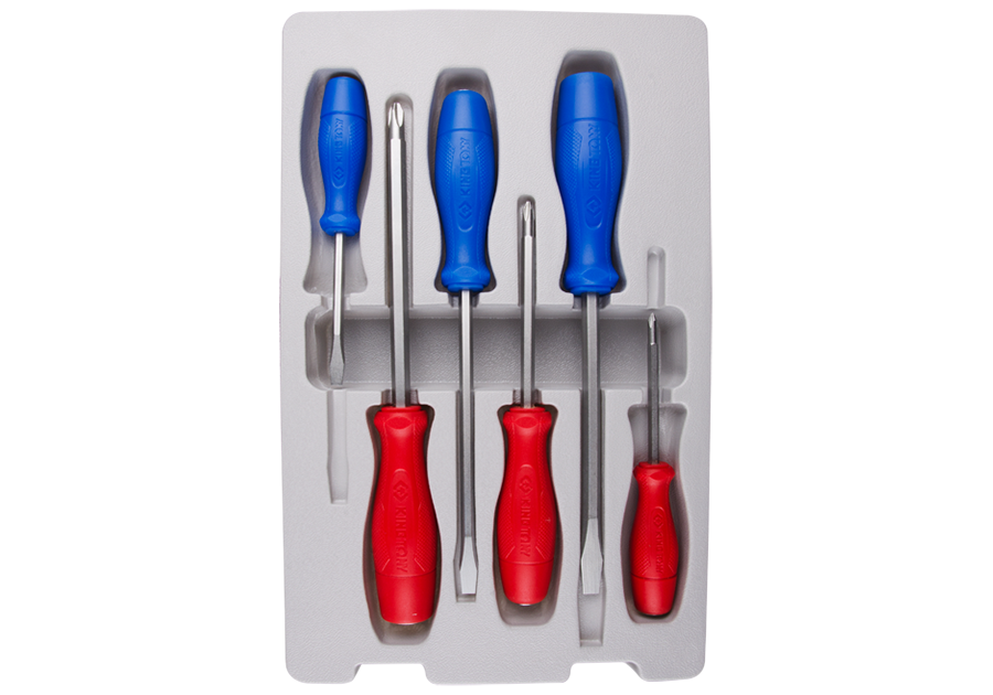 Набір викруток в коробці (силові) 6 предметів (1481&1482 SERIES) King Tony 36206MR (Тайвань), фото 1