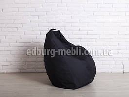 Крісло мішок груша середній | чорний Oxford