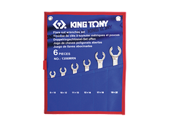 Набір ключів розрізні 6 шт. 8-22 мм King Tony 1306MRN (Тайвань)