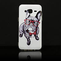 Чехол Print для Samsung J5 2015 / J500H / J500 / J500F силиконовый бампер с рисунком Dog