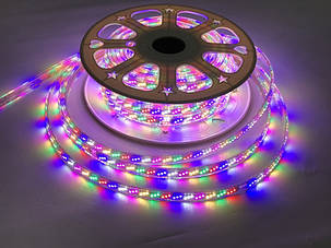 Світлодіодна стрічка Premium SL-16RGBWYP SMD 2835/180 220V RGB 4Pin IP65 (1м) Код.59507, фото 1