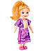 Набір дитячих ляльок Doris 2 шт. (блондинка і брюнетка) кращий подарунок для маленьких принцес, фото 6