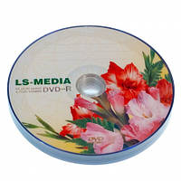 LS-MEDIA DVD-R 4.7Gb 16x bulk 10 ГЛАДИОЛУСЫ