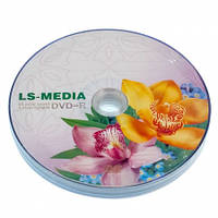 LS-MEDIA DVD-R 4.7Gb 16x bulk 10 ОРХІДЕЇ