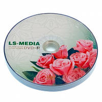 LS-MEDIA DVD-R 4.7Gb 16x bulk 10 РОЗЫ