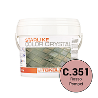 Litokol Starlike Color Crystal C.351 Красный 2,5 кг двухкомпонентная затирка для фуги