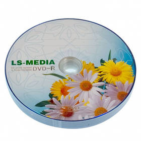 LS-MEDIA DVD-R 4.7Gb 16x bulk 10 РОМАШКИ