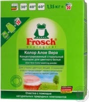 Frosch Пральний порошок Frosch Color Алое Вера 1350г