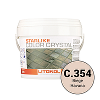 Litokol Starlike Color Crystal C.354 Бежевый 2,5 кг эпоксидная фуга для затирки швов