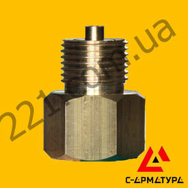 Перехідник для монтажу манометрів (Внутрішня різь М12х1,5 Зовнішня різь М20х1,5) (сталь)