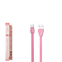 USB кабель Remax Martin RC-028m MicroUSB 1m Pink