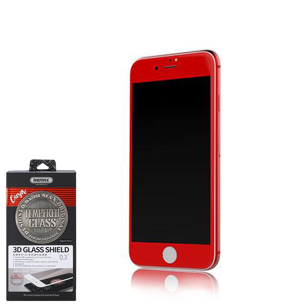 Захисне Скло Remax Caesar Full Screen 3D Curved Screen Protector iPhone 7 Red