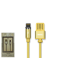 USB Data кабель Remax Tinned copper RC-095i Lightning 1m Gold