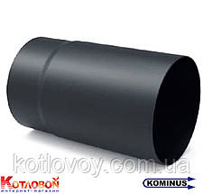 Труба для димоходу з чорної сталі Kominus KB-R Ripe, фото 3