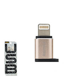 Перехідник Remax RA-USB2 з Lightning на Micro USB Gold