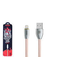 USB кабель Remax Kinght RC-043i Lightning 1m Pink