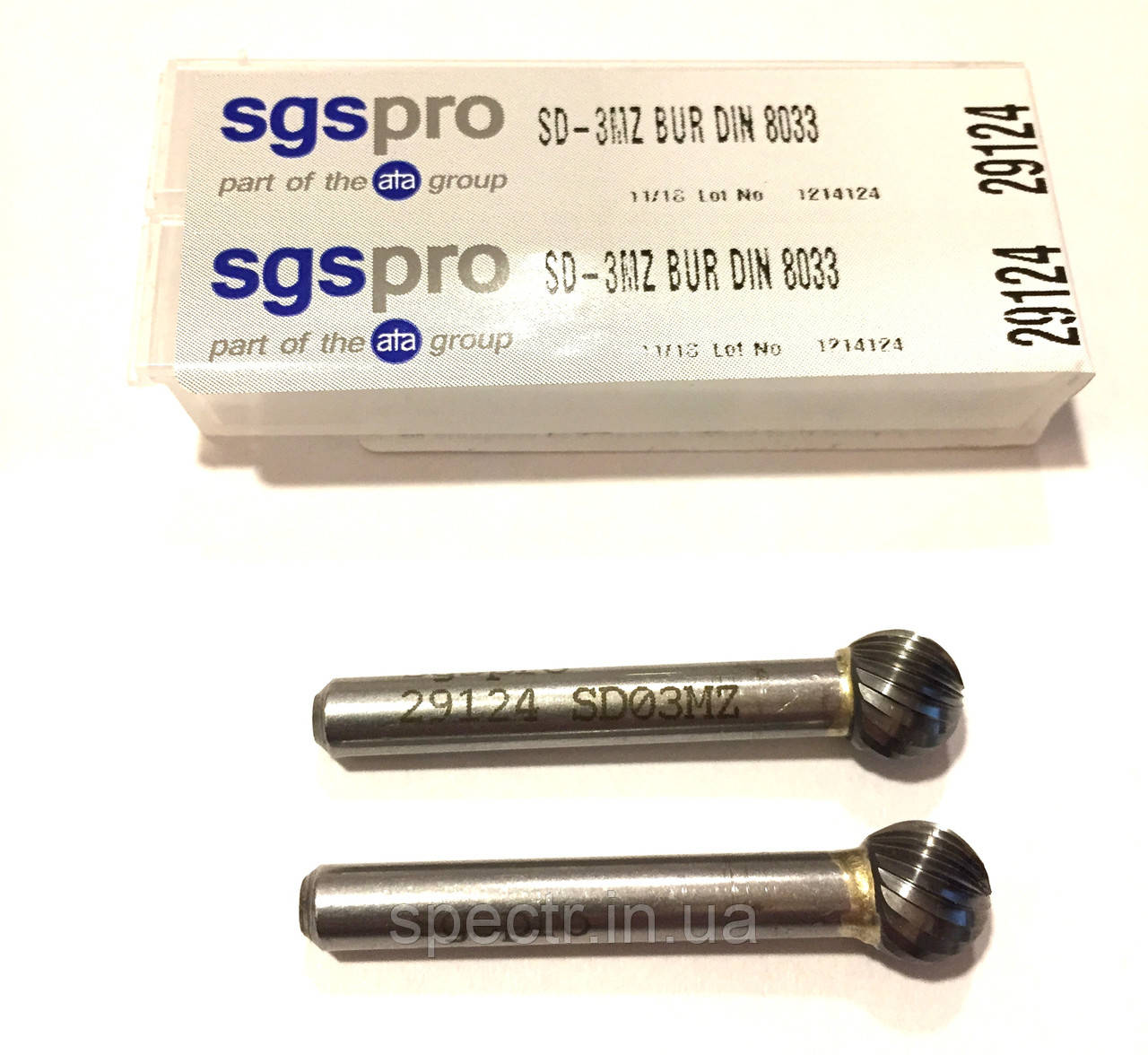Борфреза тв/спл SD-3MZ 10 мм, сфера SGS Англія