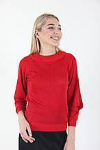Червона блуза для жінок рукав три чверті