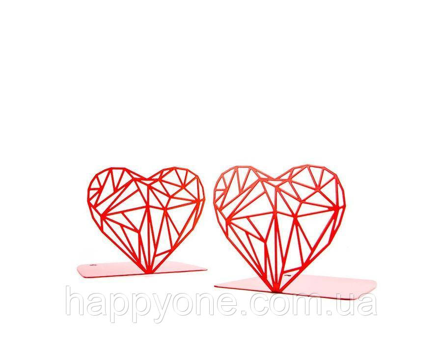 Тримачі для книг My Polygonal heart, фото 1