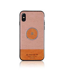 Чехол Remax Magnetic Series Case for iPhone X Pink