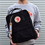 Рюкзак Канкен Fjallraven Kanken Classic Bag black. Живе фото. Premium (топ ААА+), фото 5