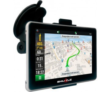 GPS навігатор Shuttle PNA-5028, екран 5 дюймів (5.0"+FM+AV), фото 1