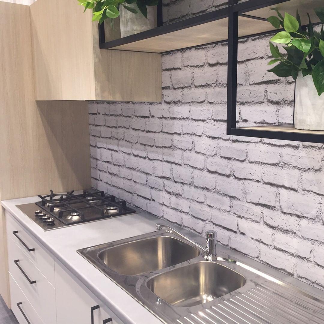 Скіналі із зображенням білої цегляної кладки, фото 1