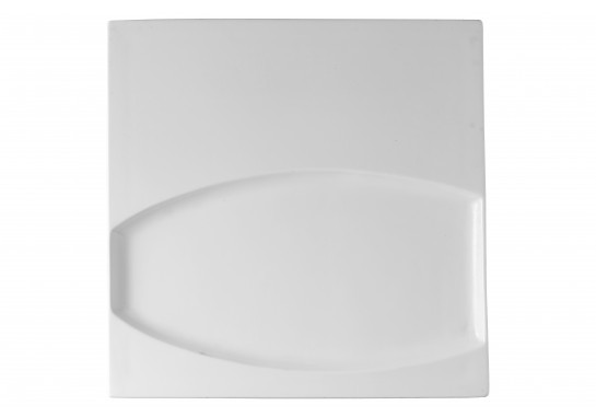 Тарілка ALT Porcelain Delux квадратна під овальний сланець 10" 25,5х25,5 см (F2781-10)