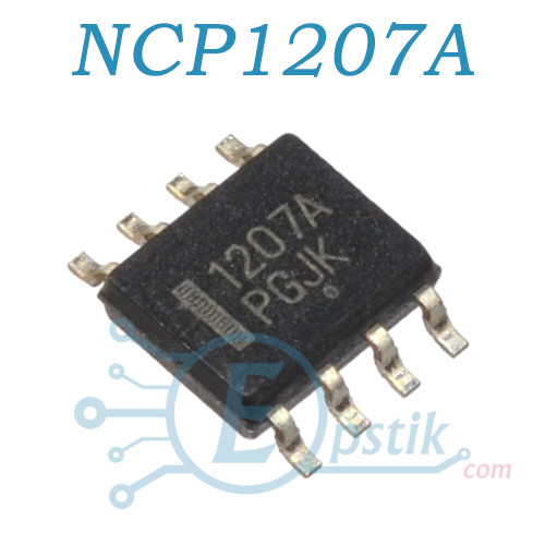 NCP1207A, PWM контролер живлення, SOP8, фото 1