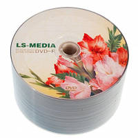 LS-MEDIA DVD-R 4.7Gb 16x bulk 50 ГЛАДИОЛУСЫ