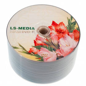 LS-MEDIA DVD-R 4.7Gb 16x bulk 50 ГЛАДІОЛУСИ