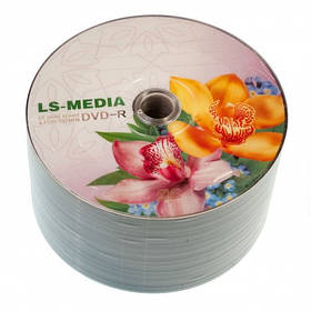 LS-MEDIA DVD-R 4.7Gb 16x bulk 50 ОРХІДЕЇ