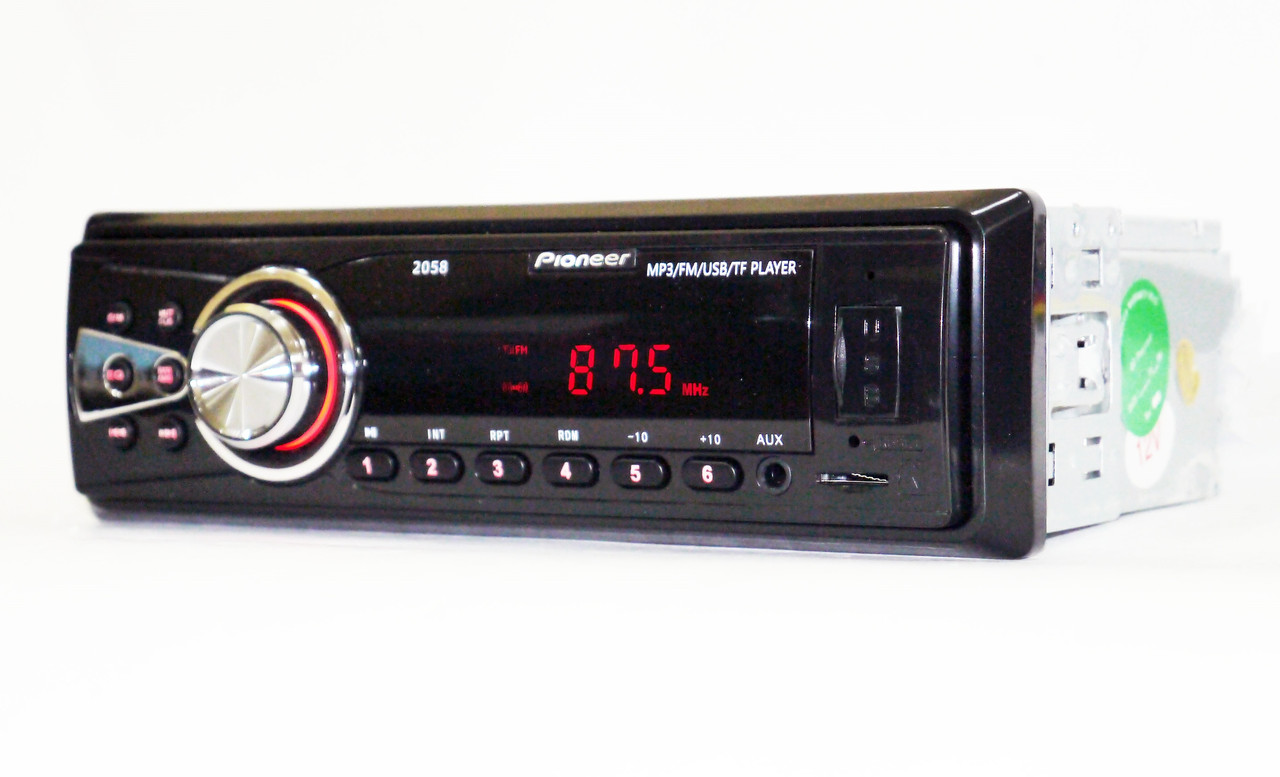 1 din Автомагнитола пионер Pioneer 2058 USB AUX 1 дин мощная магнитола ...