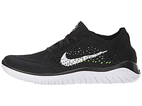 Мужские кроссовки Nike Free Rn 2018 Flyknit Black/White