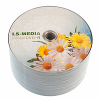 LS-MEDIA DVD-R 4.7Gb 16x bulk 50 РОМАШКИ