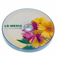 LS-MEDIA DVD+R 4.7Gb 16x bulk 10 ГЕРБЕРЫ