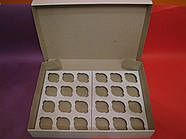 Коробка з мікрогофри на 24 капкейки, 350*500*90мм