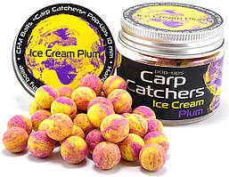 Бойли Carp Catchers Pop Ups Ice Cream Plum, ❑10m Ø14mm, 30шт/уп