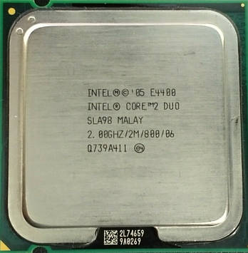 Процесор Intel Core 2 Duo E4400 2.00 GHz / 2 M / 800 (SLA98) s775, tray