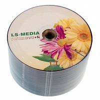 LS-MEDIA DVD+R 4.7Gb 16x bulk 50 ГЕРБЕРЫ